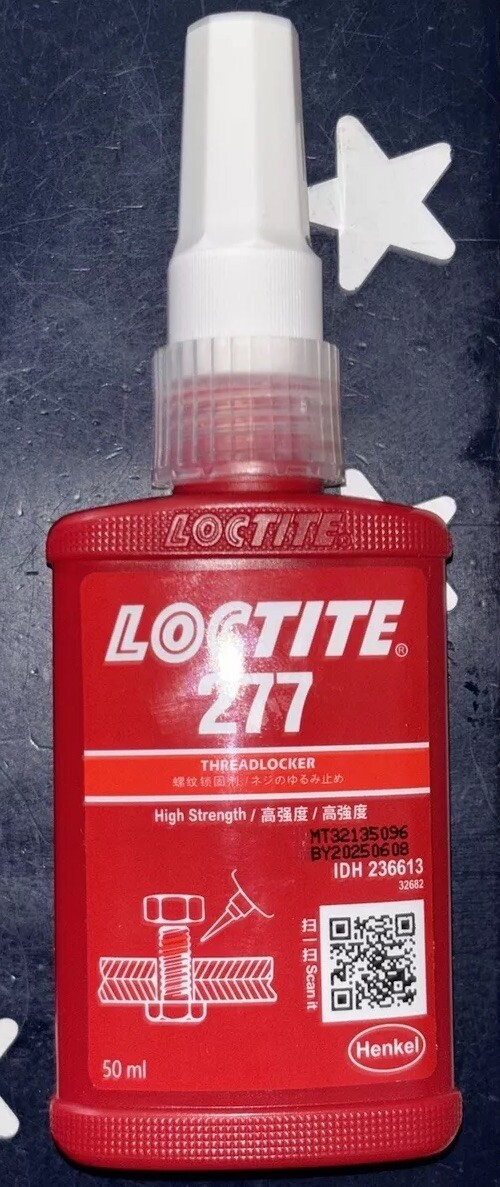 Loctite 277 50mL High Strength Threadlocker 236613 32682 27741 88448