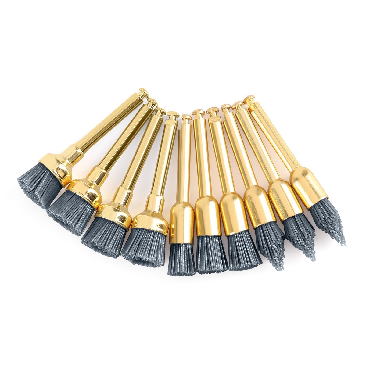Dental Prophy Polishing Brush Flat/Sharp/Bowl Shape RA Silicon Carbide Brushes