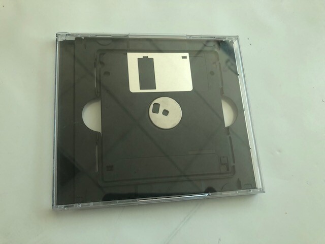 5 pcs New Rare Double 3.5″ Floppy Diskette Tray Black in Jewel Cases, FREE SHIP
