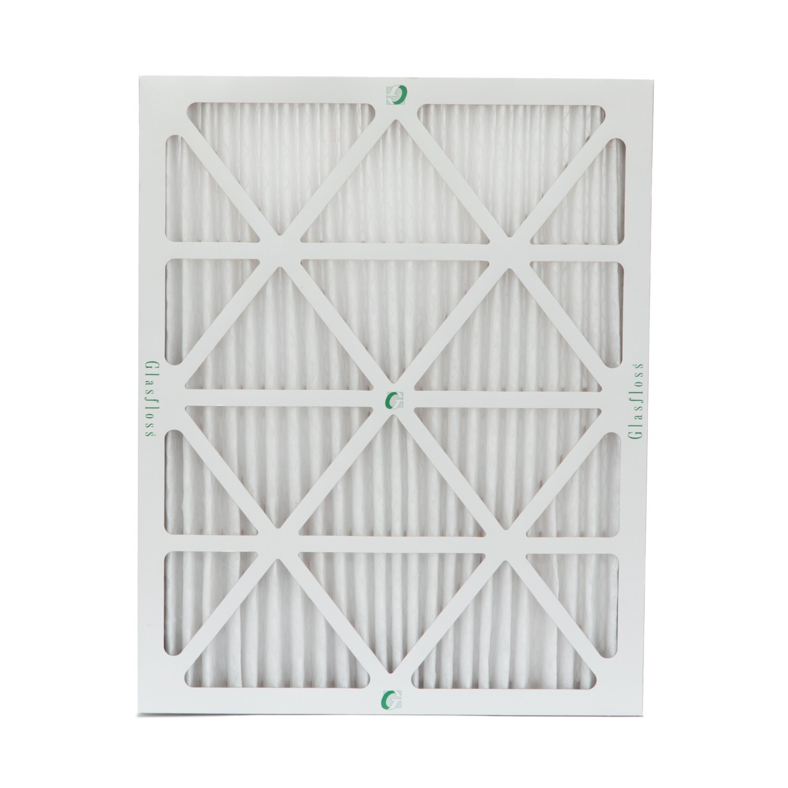 20x25x2 MERV 13 Pleated AC Furnace Air Filters by Glasfloss. 4 Pack