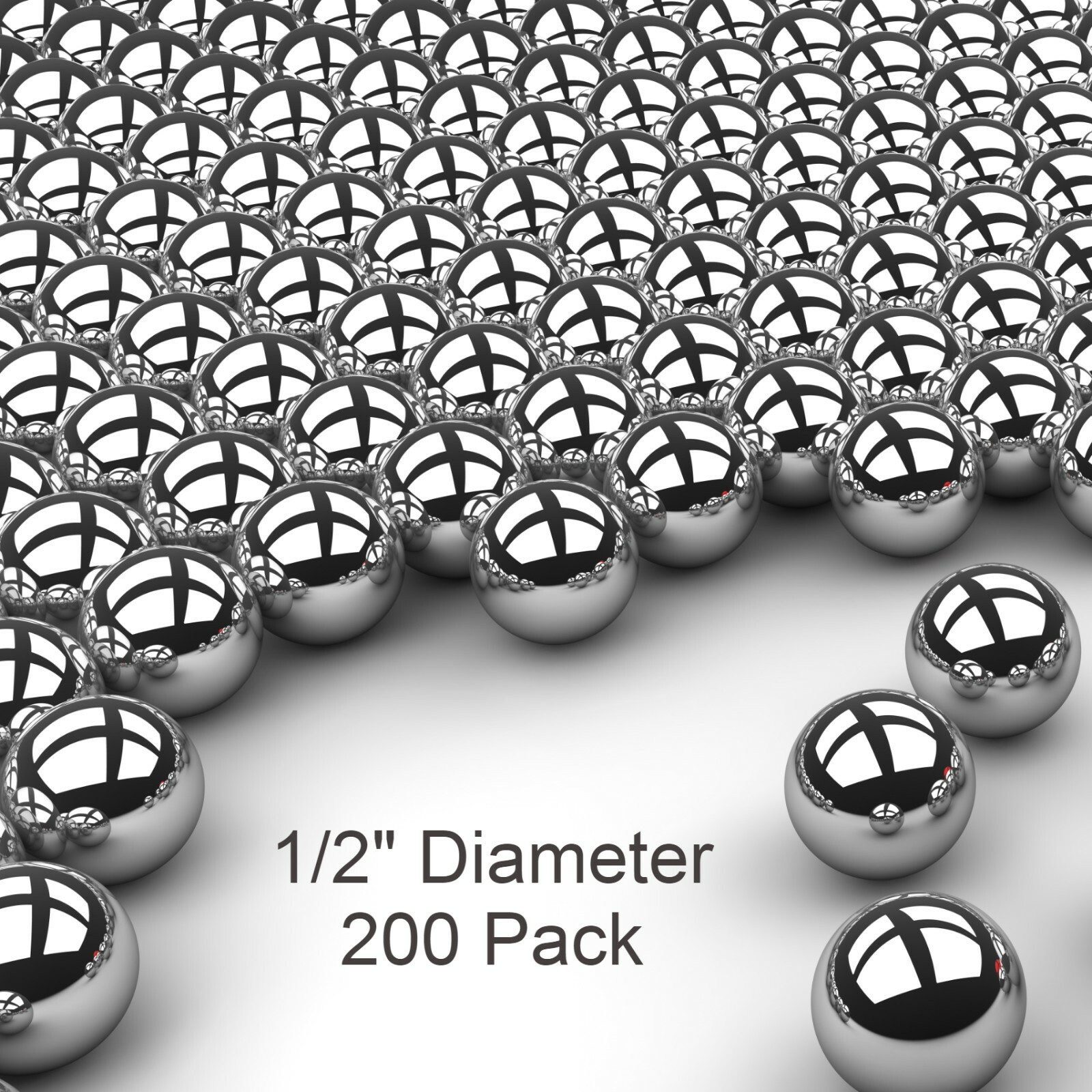 200 1/2″ Inch G500 Utility Grade Carbon Steel Bearing Balls