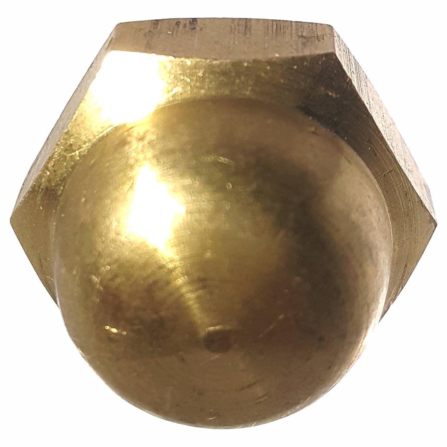 Solid Brass Acorn Hex Cap Nuts Grade 360 Full Assortment of Sizes Available