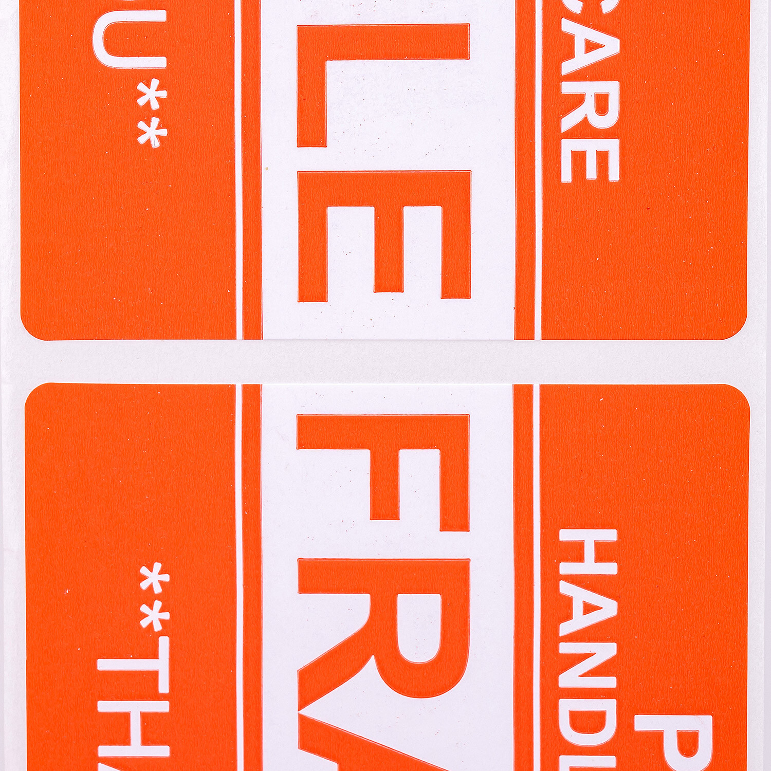 3 Rolls ; 500 Labels Per Roll 2×3 Pre-Printed FRAGILE HANDLE WITH CARE Labels