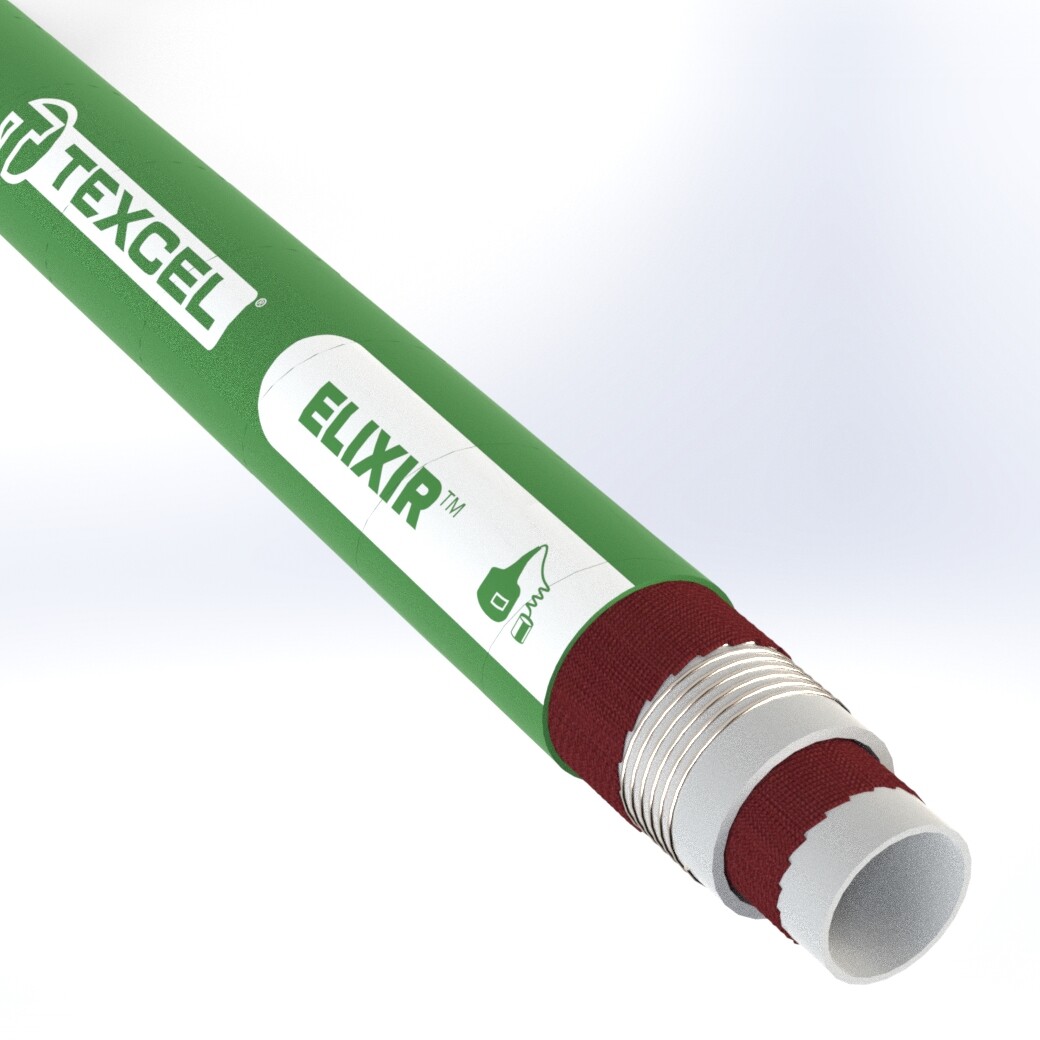 1″ Texcel ELIXIR Series Distillery Hose – 5 ft – FDA Approved