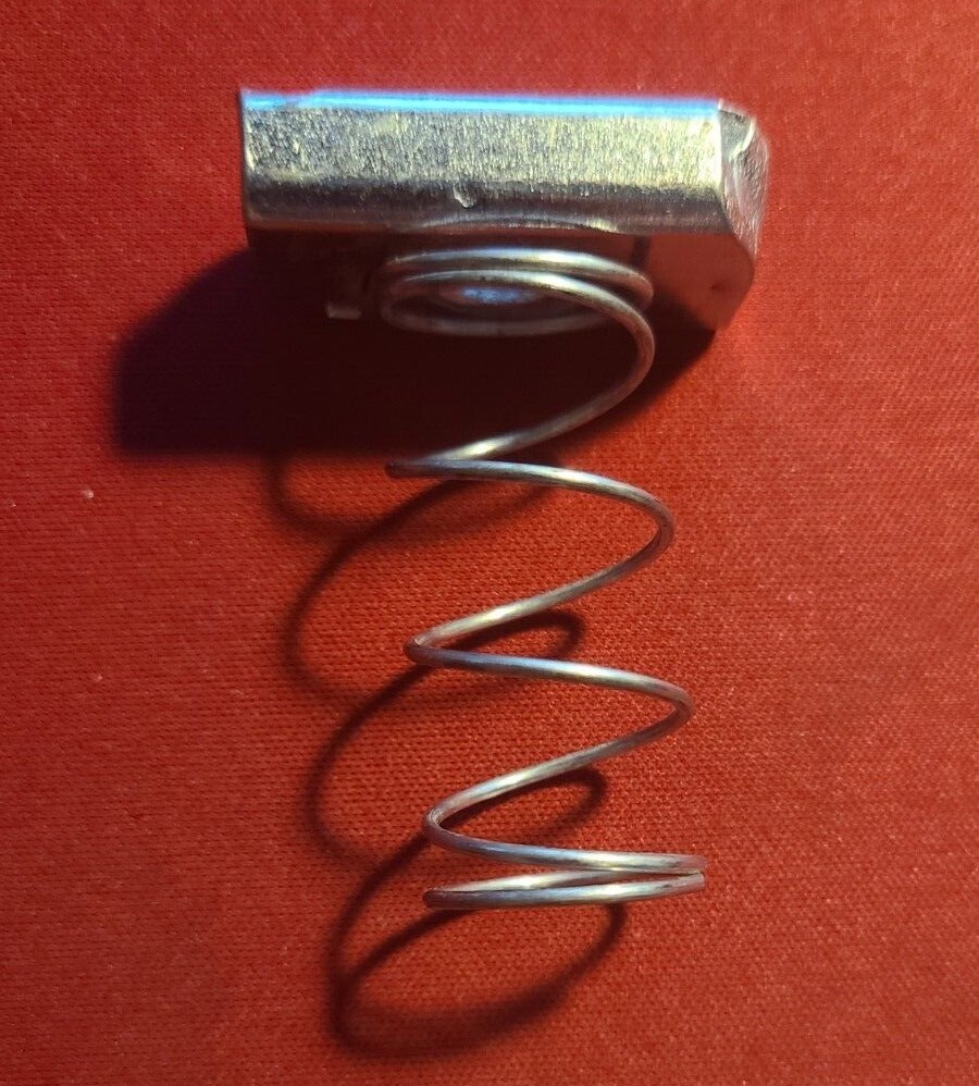 Spring Nut 3/8 in-16 Thread Size, 3/8 in (25 unit per Box) – 5YE11