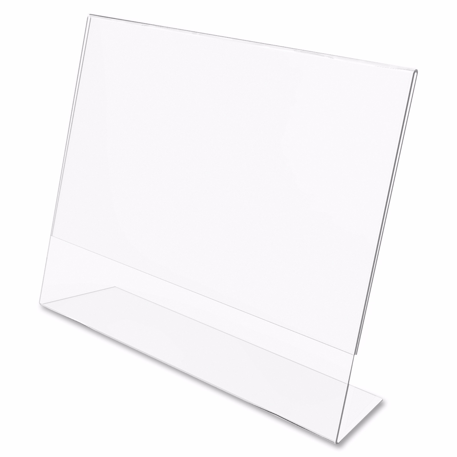 Dazzling Displays 10 Acrylic 6″ x 4″ Slanted Picture Frame Holders