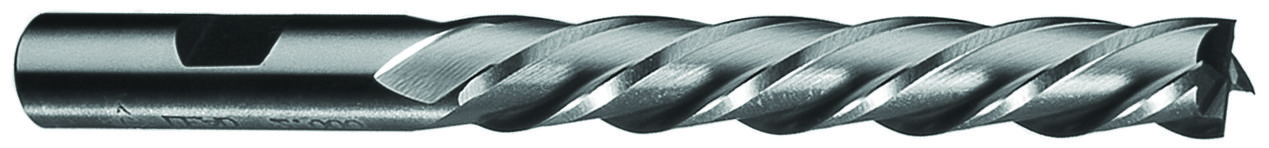 1 x 1″ Shank 4F Cobalt Steel Center Cutting Single End Mill – Extra Long