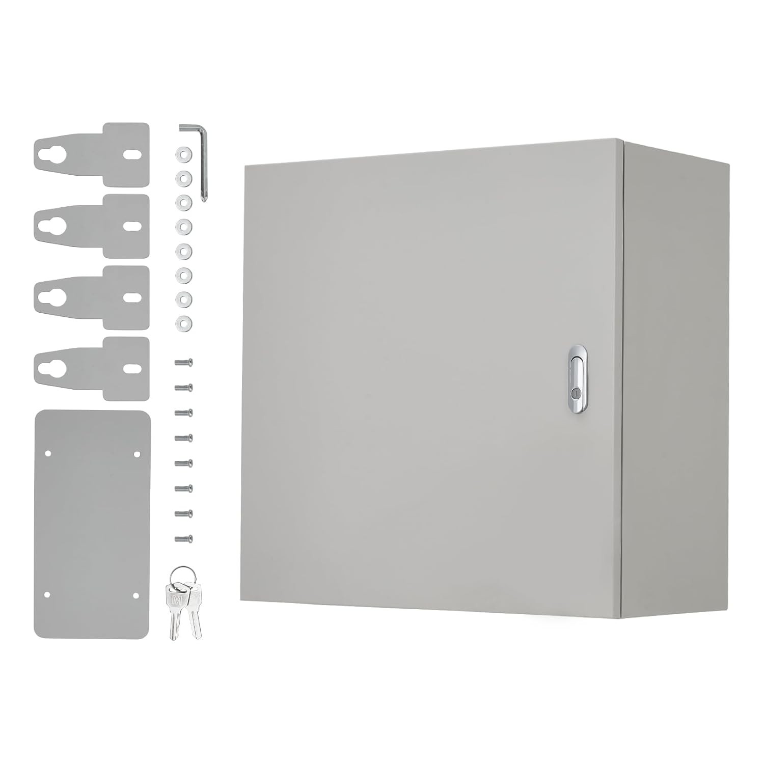 12″-24″ Waterproof Electrical Box IP66, Titanium Steel, Lockable, Rust-Resistant