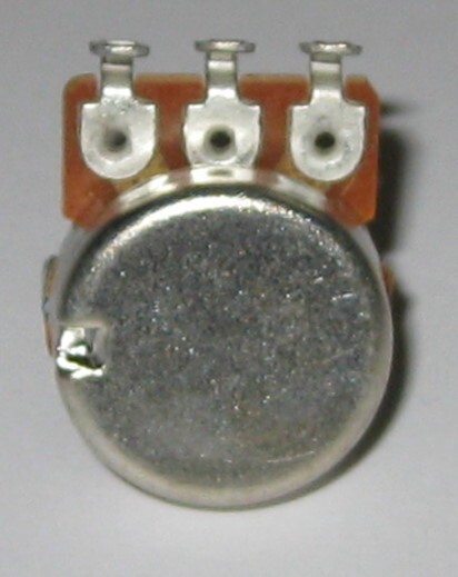Audio (A) Taper 100k Ohm Potentiometer – 6mm (1/4″) Shaft – 1/8 Watt 100000 Ohm