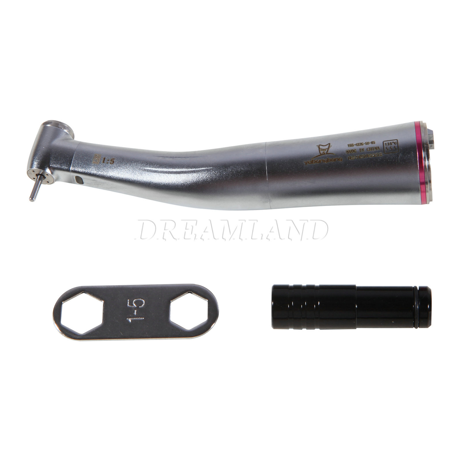 Dental 1:5 LED Fiber Optic Contra Angle Handpiece Electric Fit NSK Ti-MAX X95L