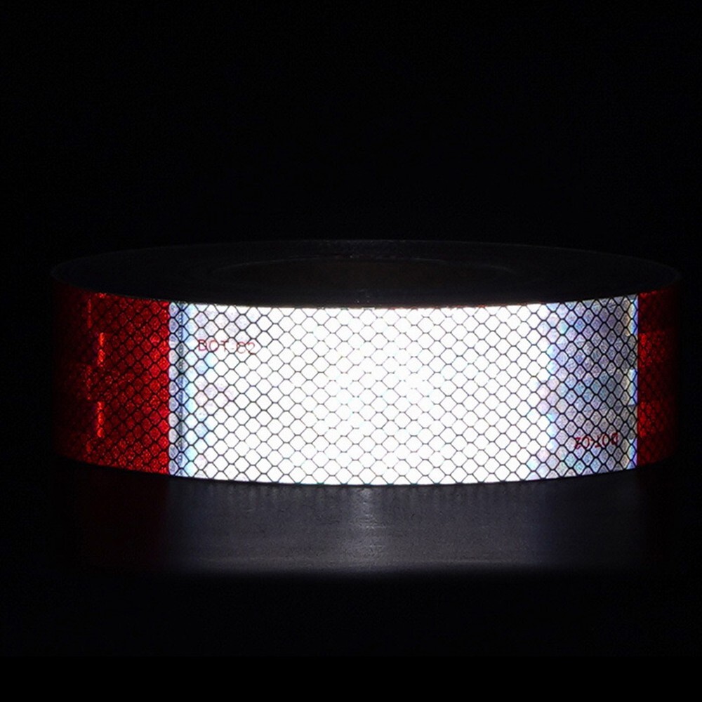 10 pcs DOT-C2 Conspicuity Reflective Tape 2×12” Red White Strip Trailer RV Truck