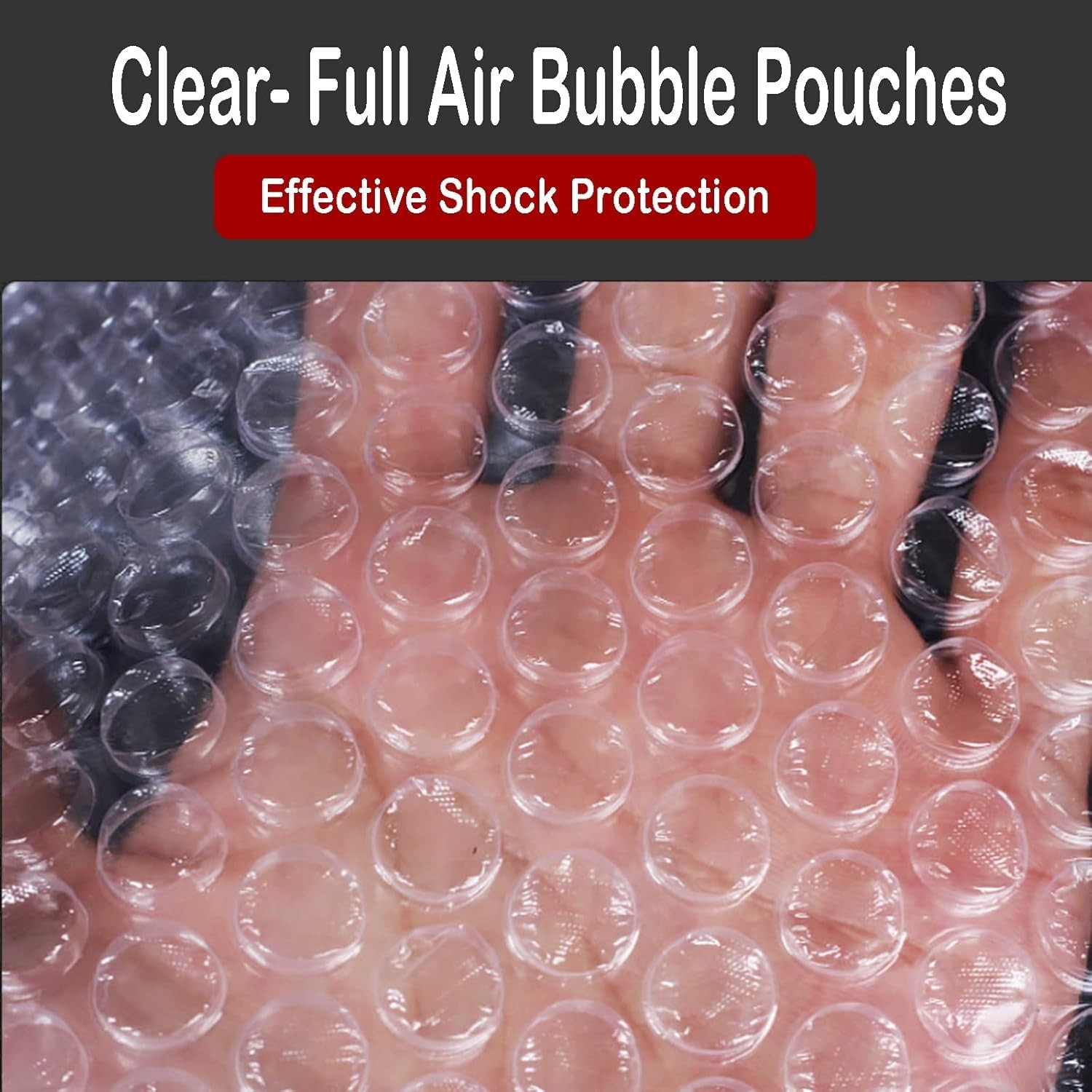 50 Pcs Bubble Pouches Wrap – 12’x12′ Clear Bubble Out Bags for Packing Fragil…