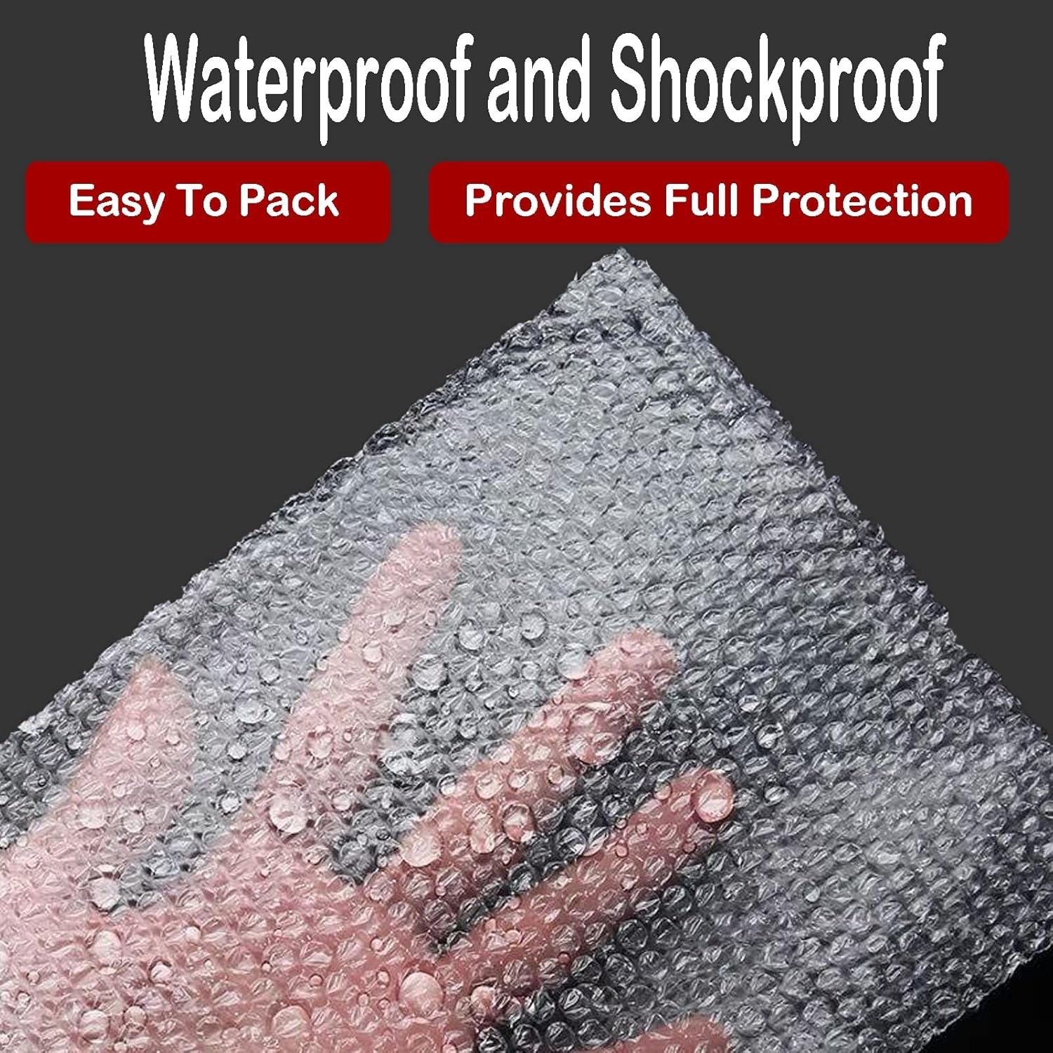 50 Pcs Bubble Pouches Wrap – 12’x12′ Clear Bubble Out Bags for Packing Fragil…