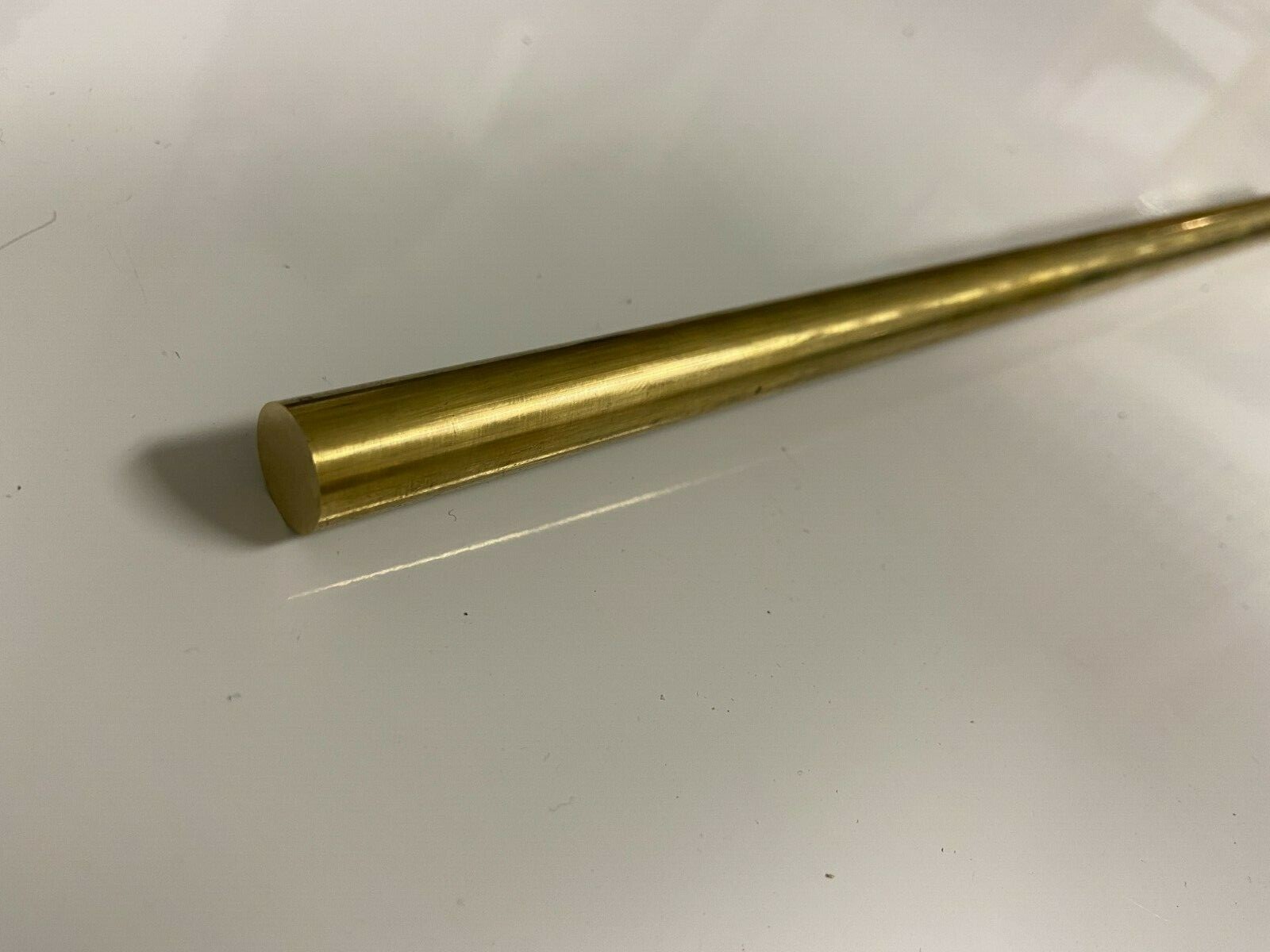 (1) 1/2″ C360 BRASS SOLID ROUND ROD 24″ long New Lathe Bar Stock 1/2 Hard