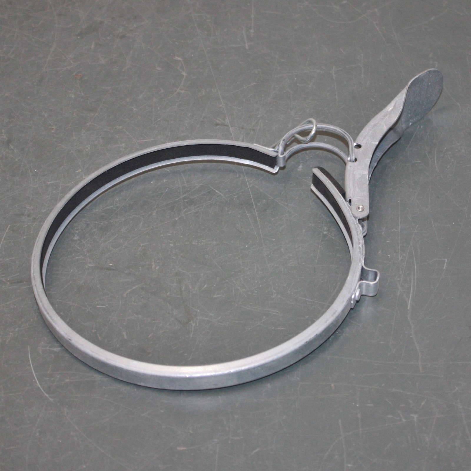 (5) Nordfab 6″ Duct Clamp 8010005525, Quick Release, Galvanized Steel, Nitrile