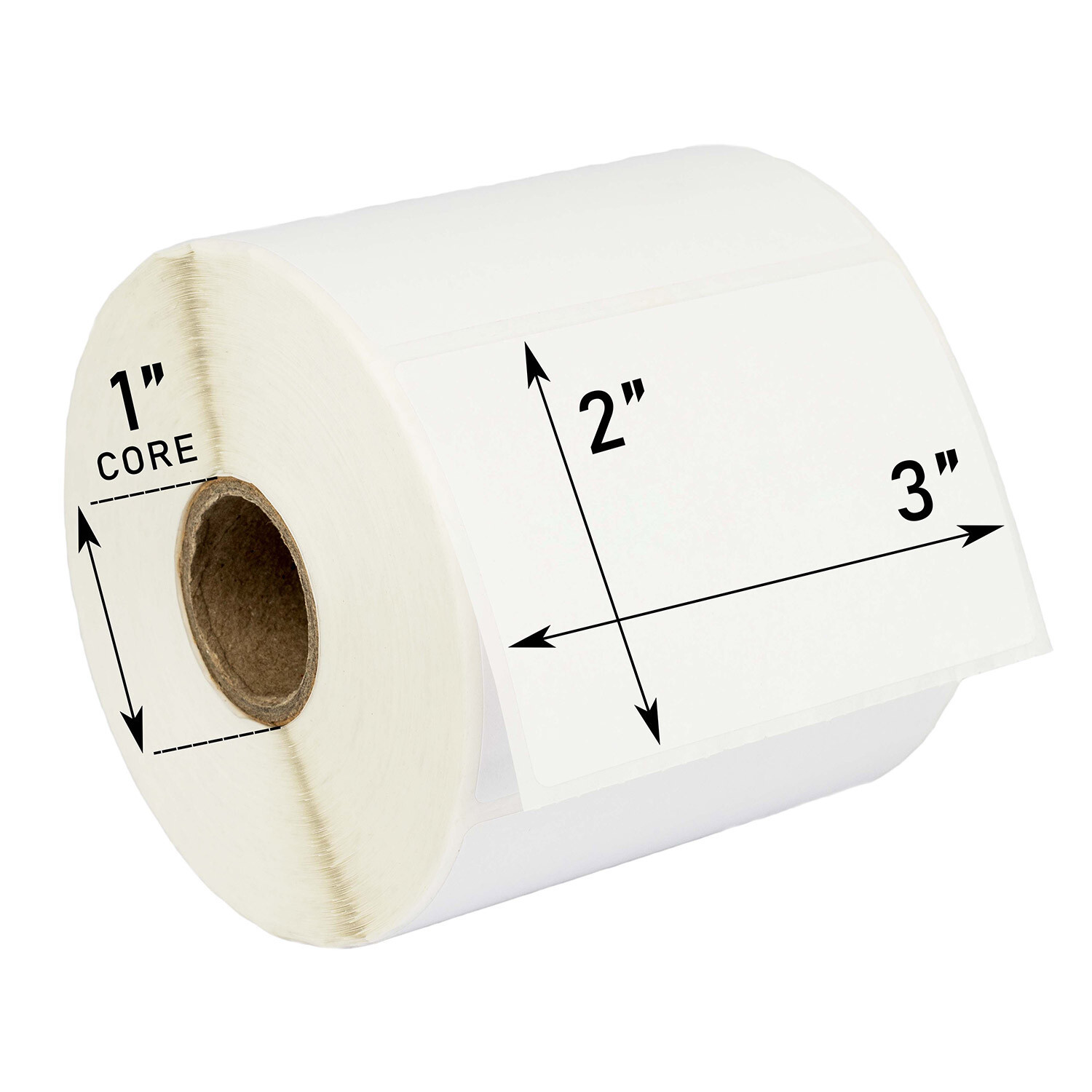 ZEBRA / ELTRON 3×2 (3″ x 2″) Direct Thermal Labels – (9) Rolls of 750