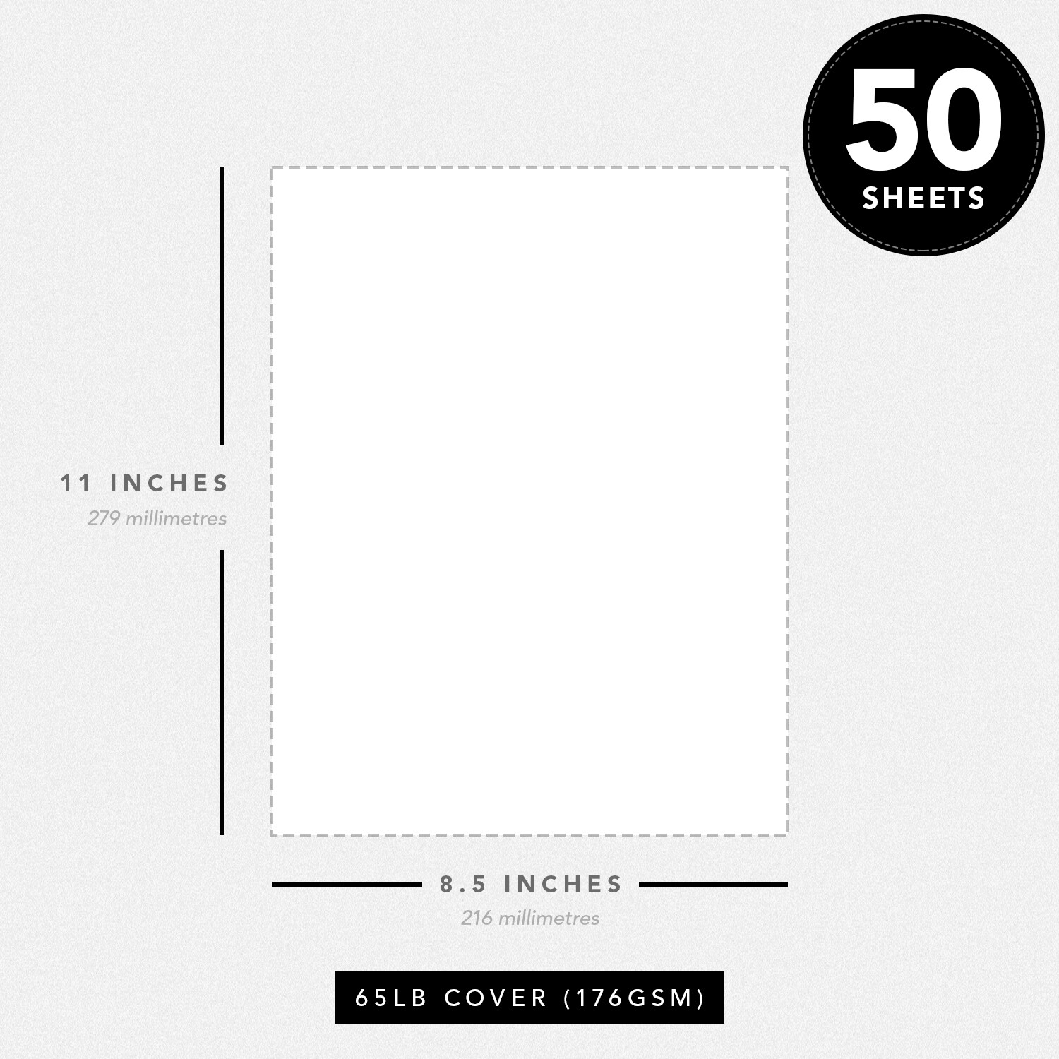 Orchid Bright Color Cardstock, 65lb Cover (176GSM), 8.5 x 11, 50 Qty