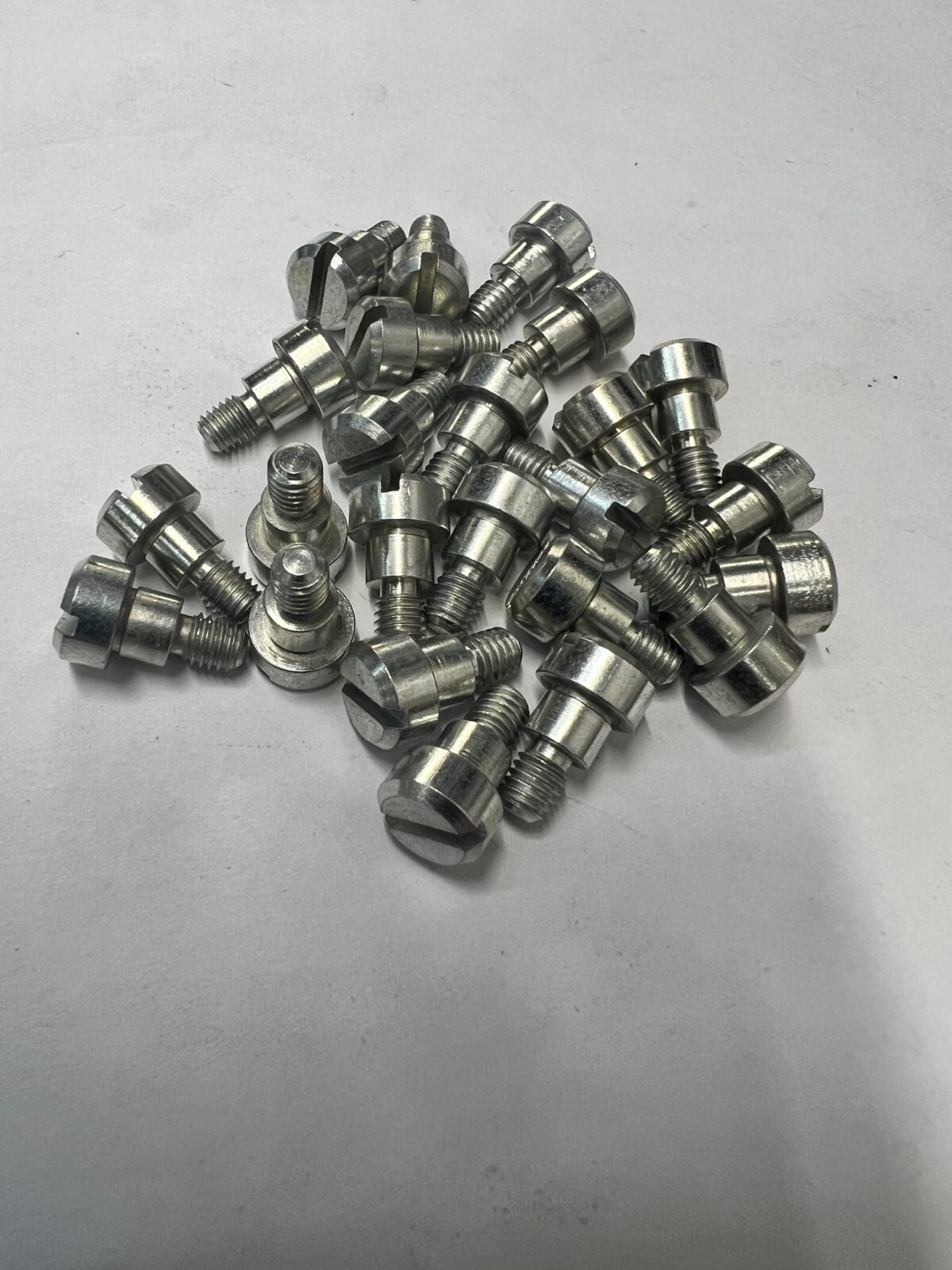 Precision Steel Plated Shoulder Screw QTY (20) 3/8 Head – 10-32 Made in USA