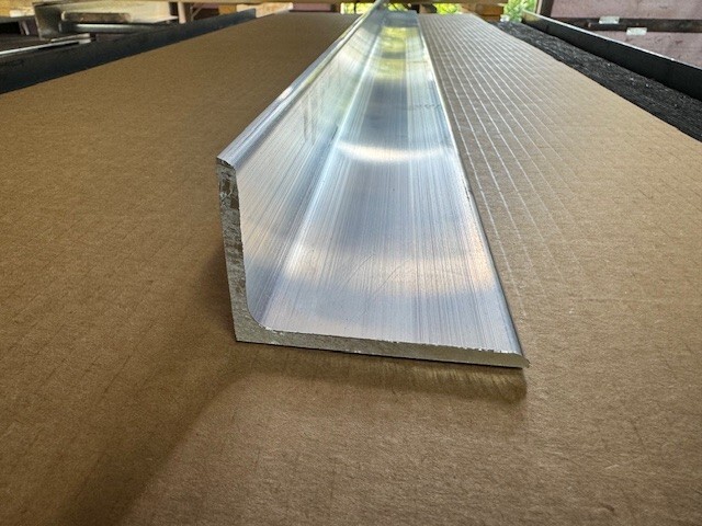 1/4″ Thick x 2″ x 3″ Aluminum Angle x 6″ Long, 6061 Aluminum