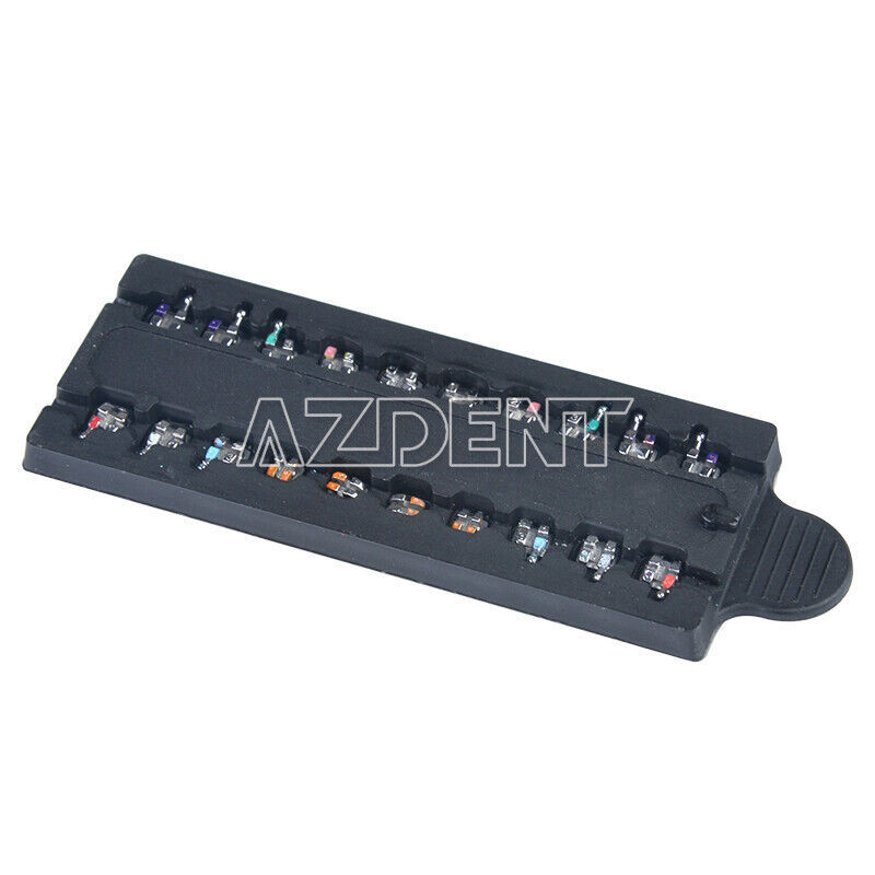 AZDENT Dental Orthodontic Metal Brackets Braces Mini Roth MBT 018 022 345 Hooks