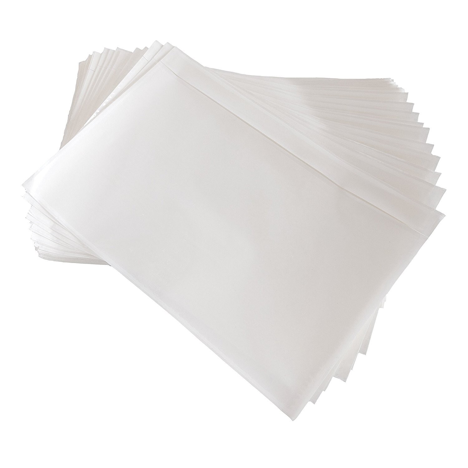 6×9 Clear Packing List Invoice Shipping Pouch Envelope Top Loading Self Adhesive