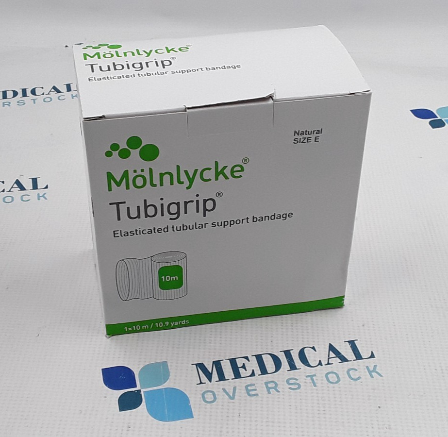Molnlycke Tubigrip Elasticated Tubular Support Bandage Natural Size E 1x10m 1434