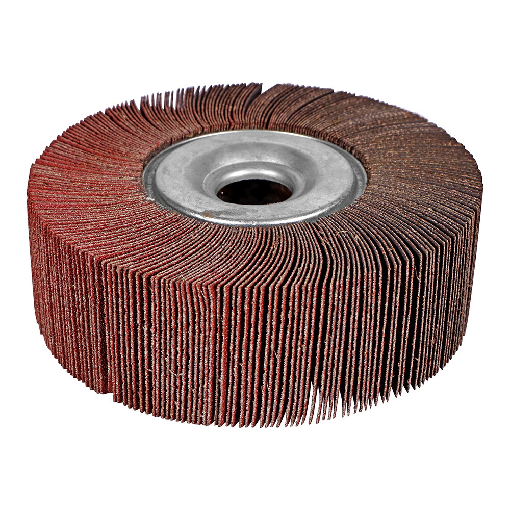 6″ x 2″ x 1″ Inch 80 Grit Bench Pedestal Grinder Premium Unmounted Flap Wheel