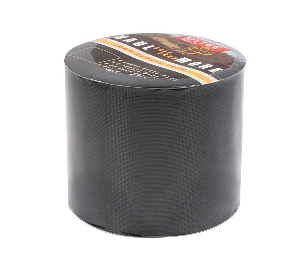 4 Inch x 25 FT 8.8 oz Waterproof Black Vinyl Tarp Repair Tape