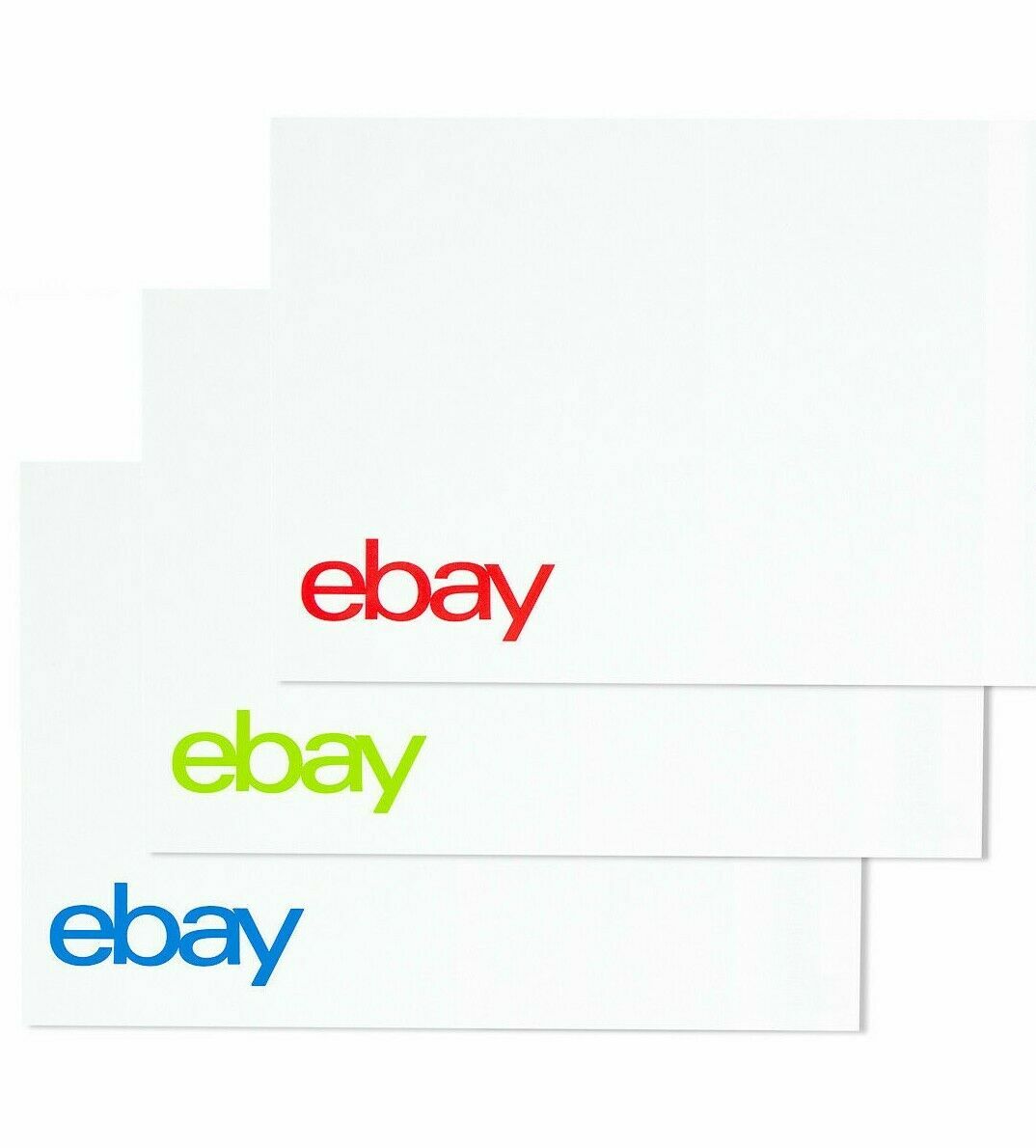 32 NEW eBay-Branded Polymailer Red Green & Blue 10″ x 12.5″ (No Padding