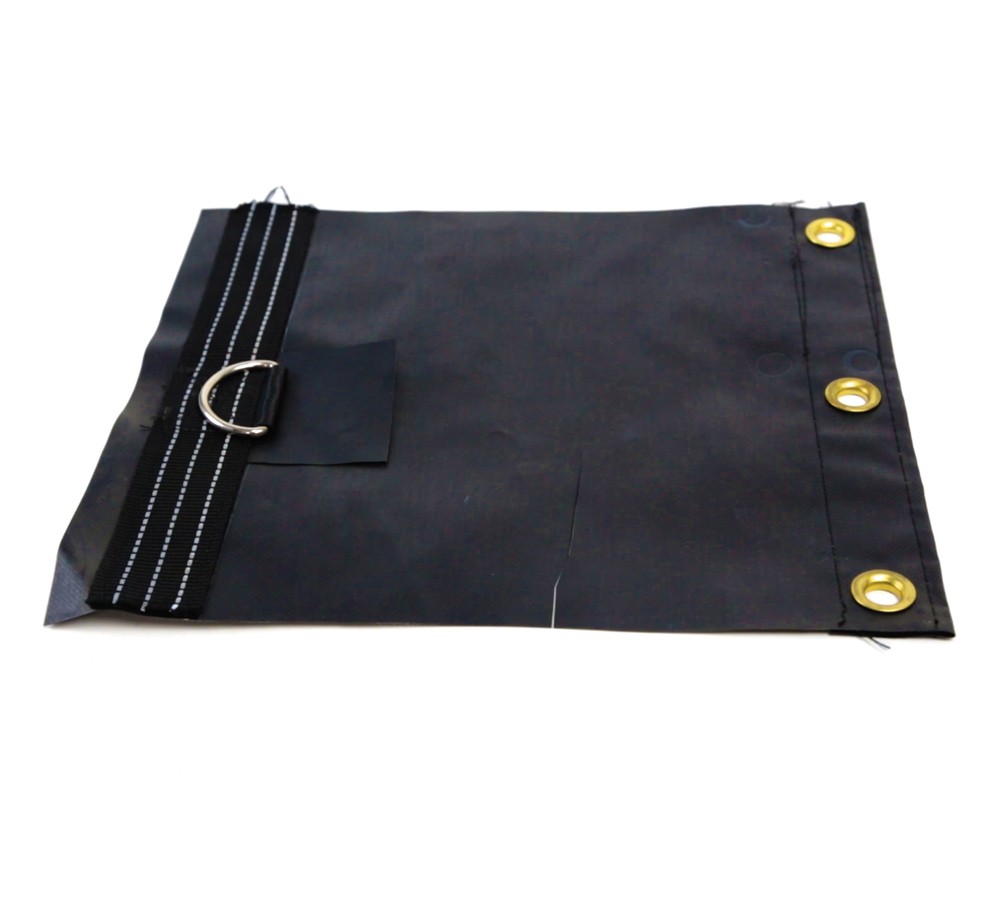 4 Inch x 25 FT 8.8 oz Waterproof Black Vinyl Tarp Repair Tape