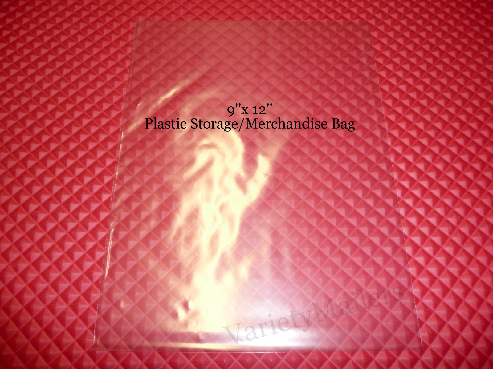 50 Clear Merchandise Bags 9”x 12” Plastic 1.5 Mil Product / Apparel Bags 9×12
