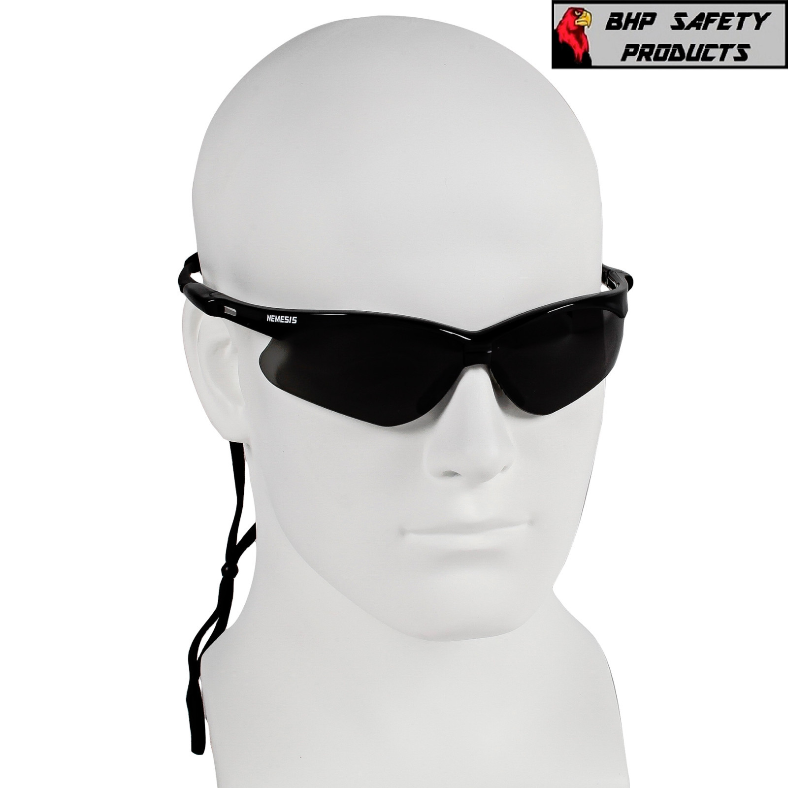 (6 PAIR) KLEENGUARD NEMESIS SAFETY GLASSES 22475 SMOKE ANTI-FOG LENS SUNGLASSES