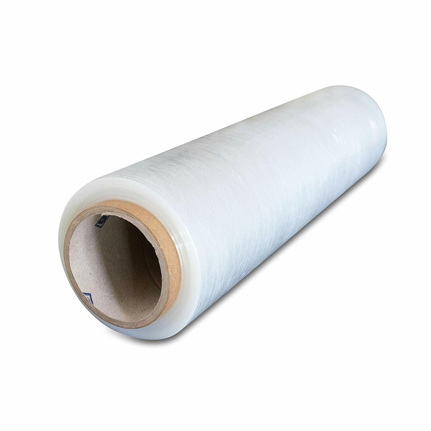 80 Gauge Cast Hand Stretch Wrap 18″ x 1000′ Plastic Bundling Shrink Film 2 Rolls