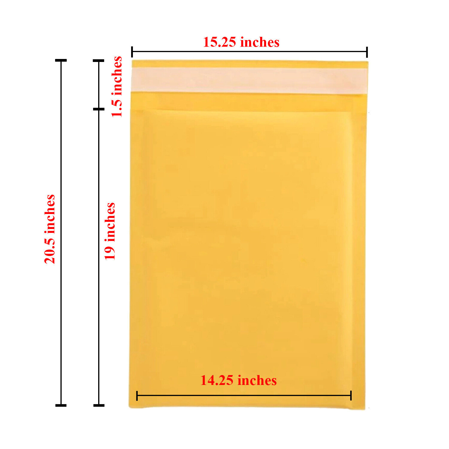 14.25″ x 19″ Kraft Self Seal Bubble Mailer Padded Envelope #7 100,250, 500,1000