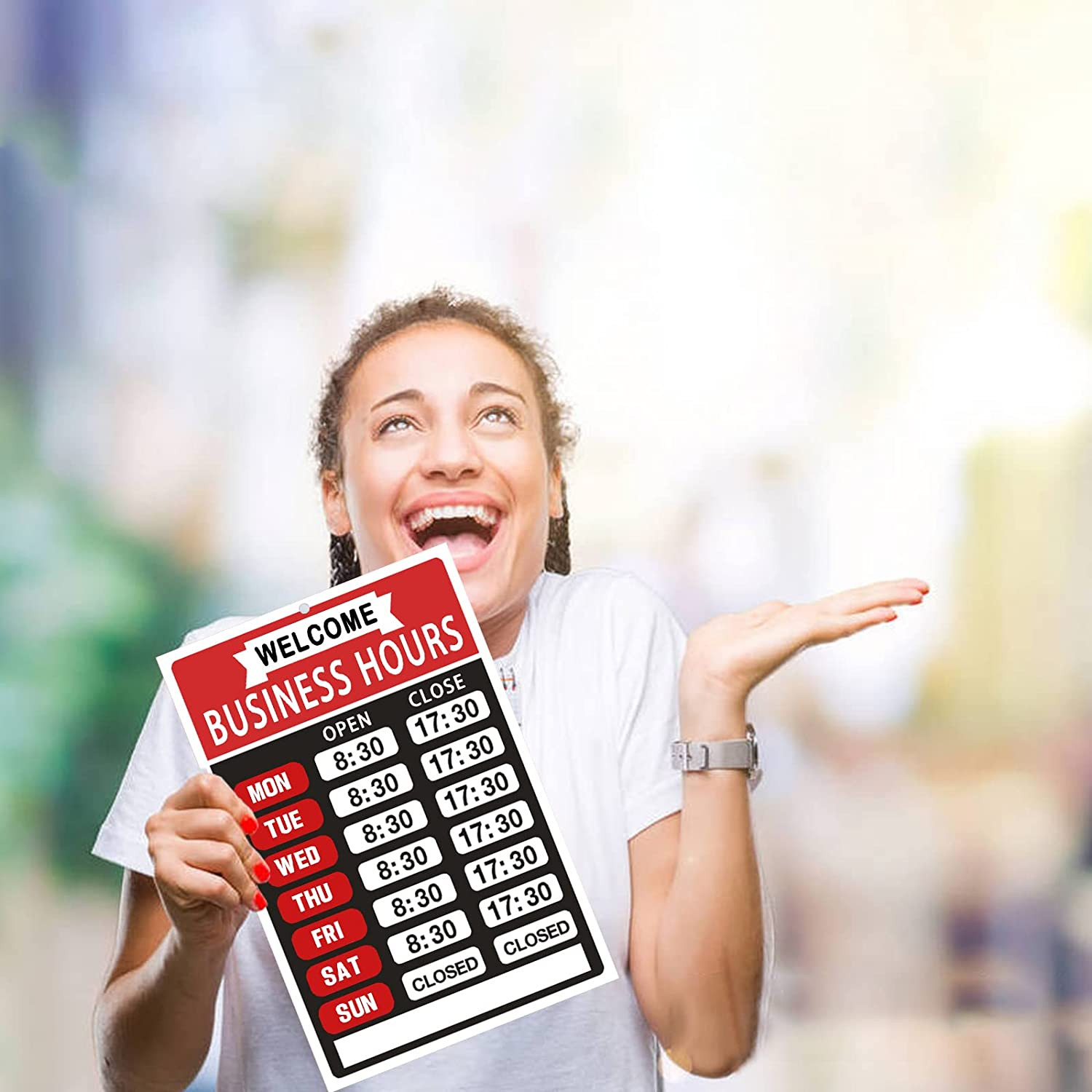 Business Hours SignOpening Hour Sign KitChangeable Store Hours SignHours of O