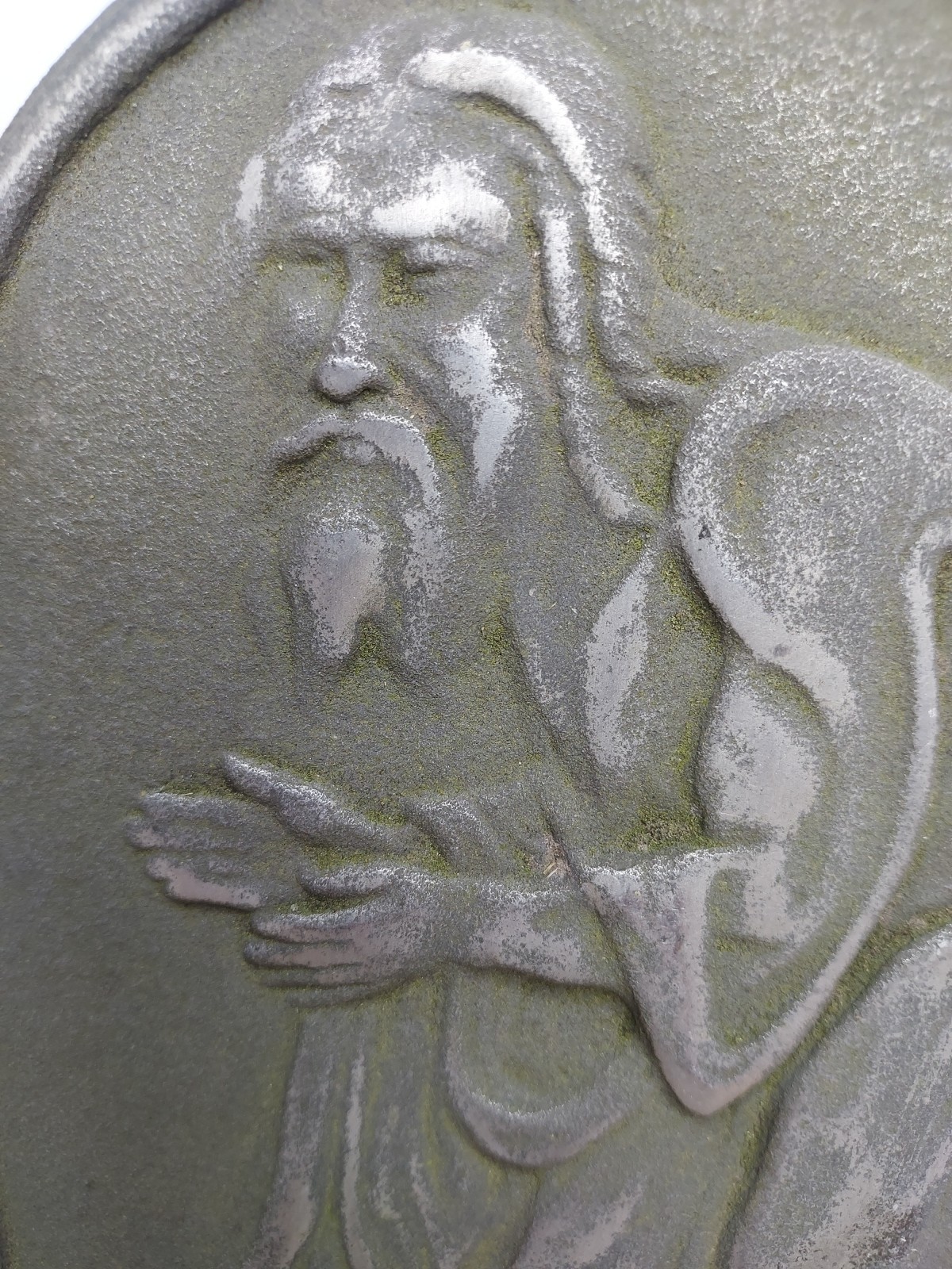 Vtg Alcoa Aluminum Company of America Sample Casting Prophet Jeremiah Relief