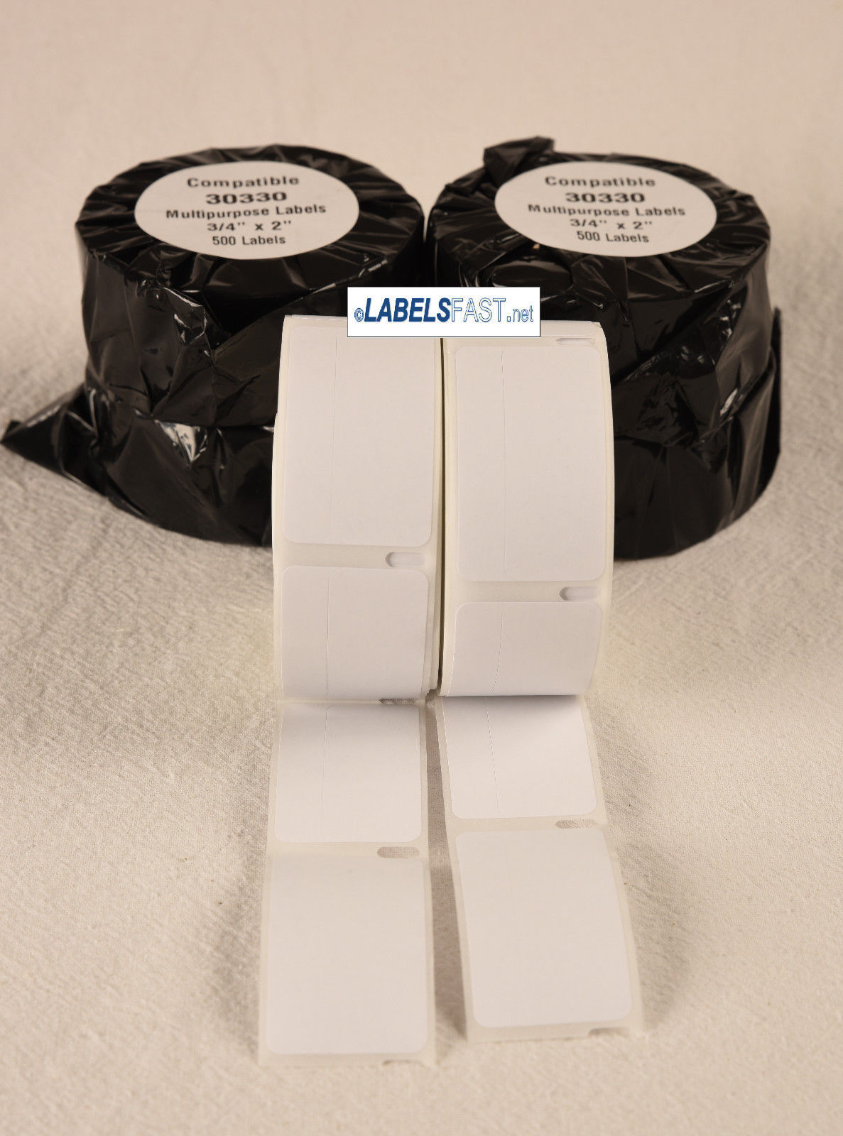 Compatible Dymo 30330-500 Return Address Labels/Roll-Label Size 3/4″ x 2″