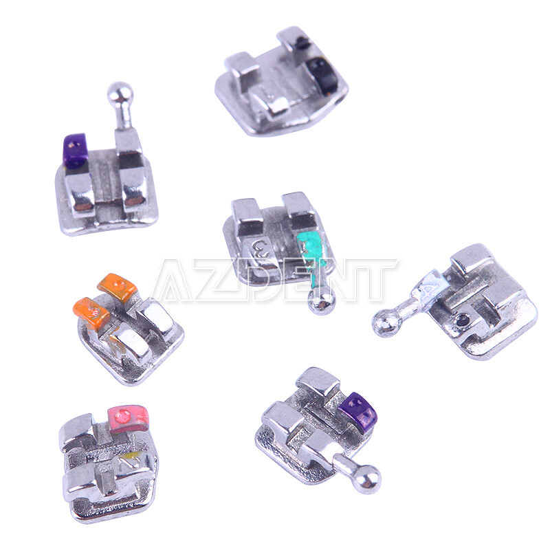 20pcs/kit Dental Ortho Monoblock MIM Bracket Braces Mini Roth/MBT 022 AZDENT