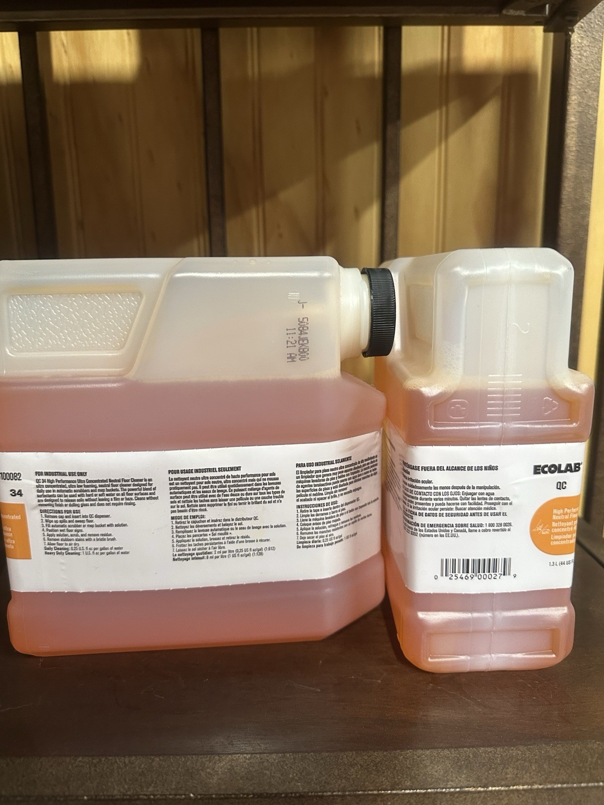 Ecolab High Performance Ultra Concentrated Neutral Floor Cleaner 1.3L (2 Pack)