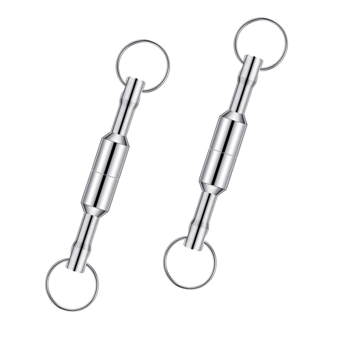 8X Magnet Keychain for Testing Gold Silver Brass Coins Jewelry Key Hanger Holder