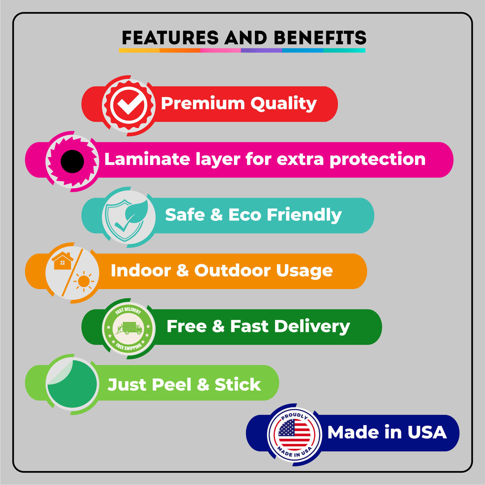 OSHA NOTICE: SHIPPING AND RECEIVING| Laminated Vinyl Decal Sticker Label