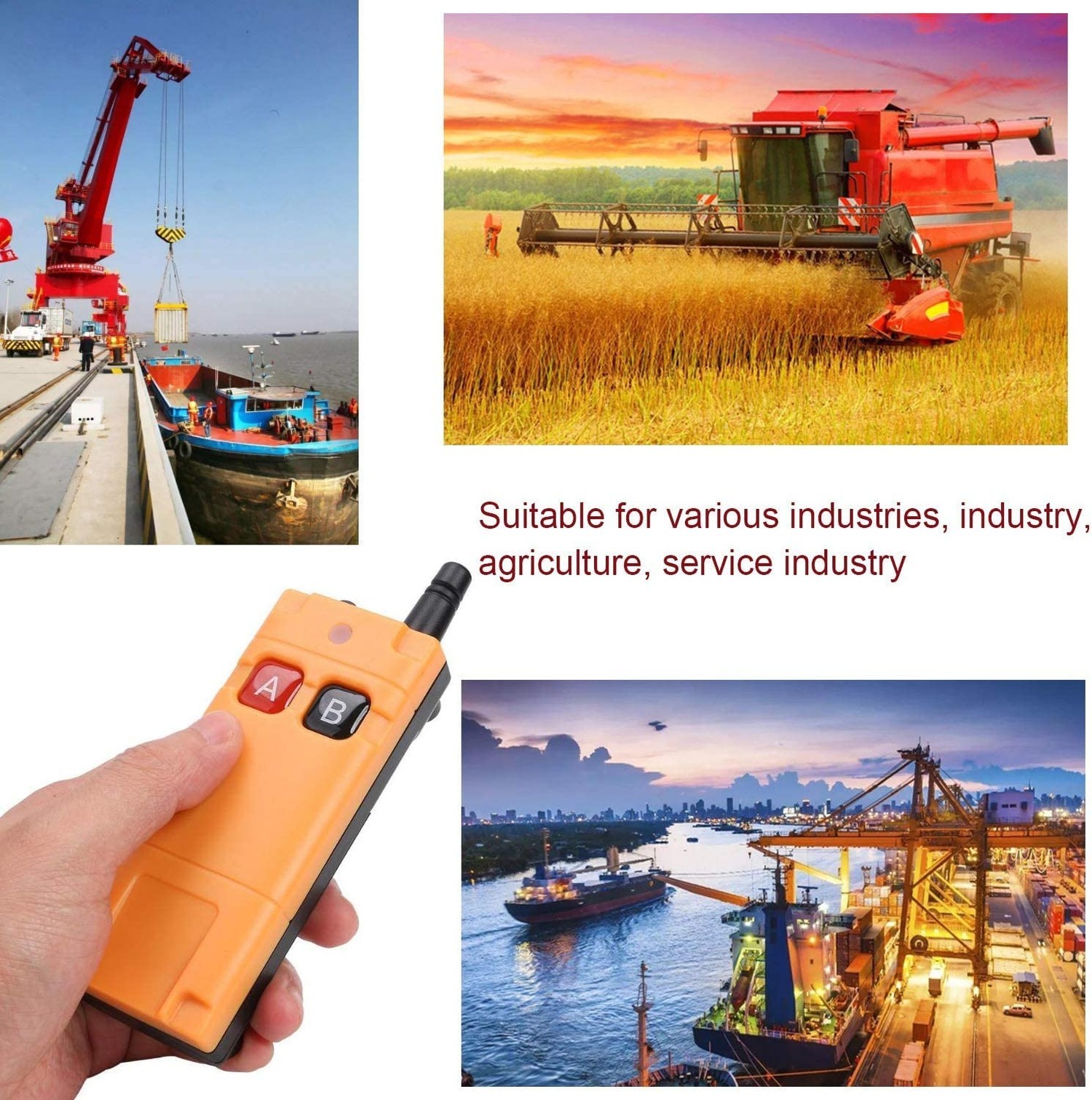12V 4 Channels 433Mhz Wireless Remote Control Switch with Industrial watterpr…